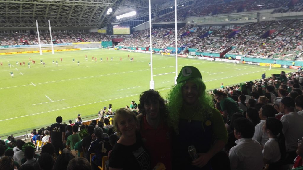 Ирландский Луиджи на кубке мира по регби 2019. Россия - Ирландия