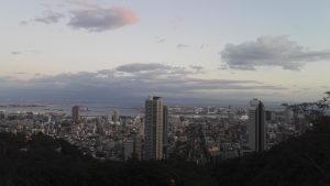 Kobe view. Вечерний Кобе