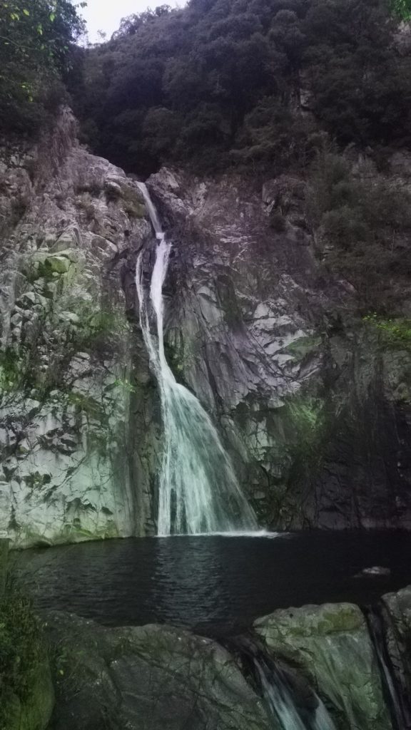Nunobiki falls, Kobe, Japan. Водопад в Нунобики